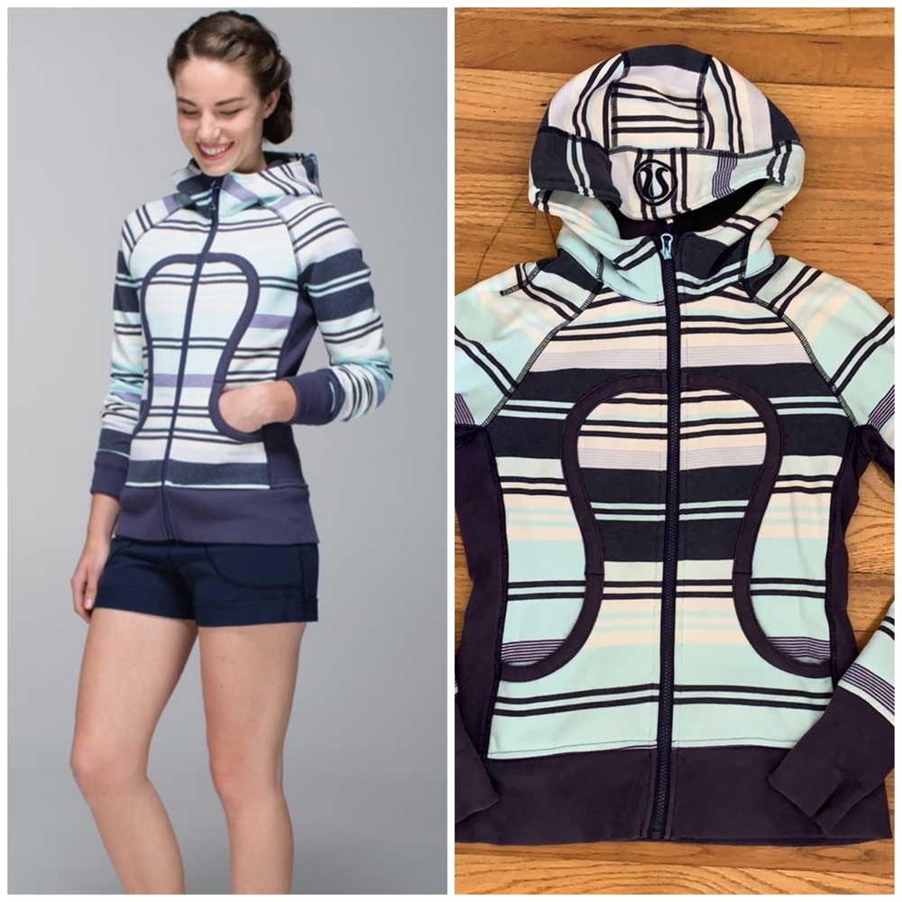 Lululemon Groovy Stripe Scuba Hoodie II
